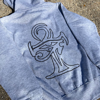 ETERNAL DREAMER "HEATHER GREY" LIGHTWEIGHT ZIP-UP