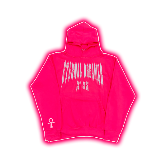 NEON PINK ETERNAL DREAMER HOODIE