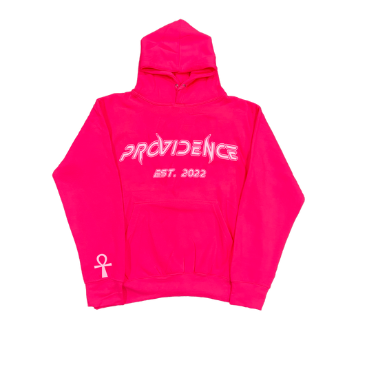 NEON PINK PROVIDENCE HOODIE