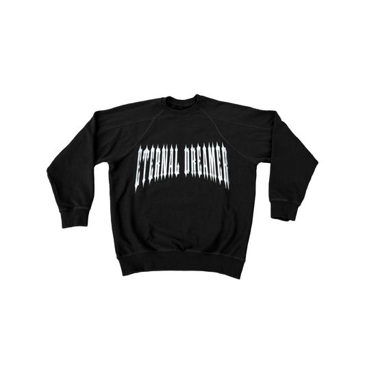 ETERNAL DREAMER BLACK LUXURY CREWNECK